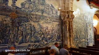 🇵🇹A HISTÓRIA CONTADA NOS AZULEJOS DA IGREJA - Coimbra, Portugal | GoEuropa