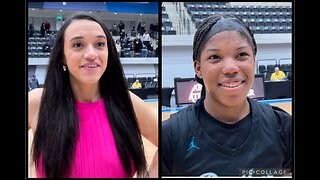 Panther Creek’s McKenzie Adams and Jaela Wade vs Godley 2-16-24