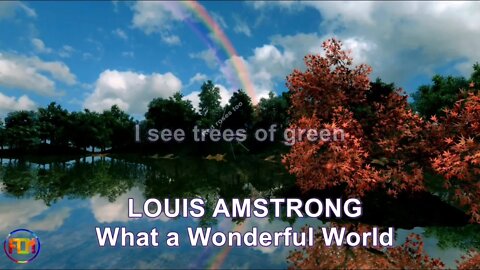 LOUIS AMSTRONG - What a Wonderful World - Lyrics, Paroles, Letra (HD)