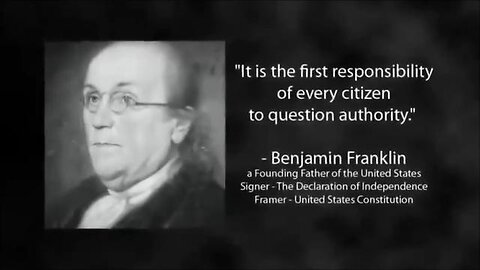 The first responsibility of every citizen is to question authority