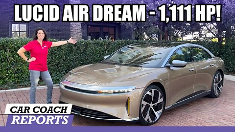 2022 Lucid Air Dream Performance ELECTRIC Car - First DRIVE | CRAZY FAST