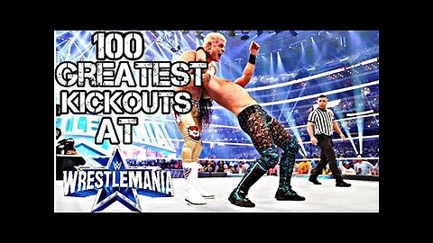 WWE 100 Greatest kickouts at Wrestlemania | World Wrestling Entertainment | DriveMeCrazy