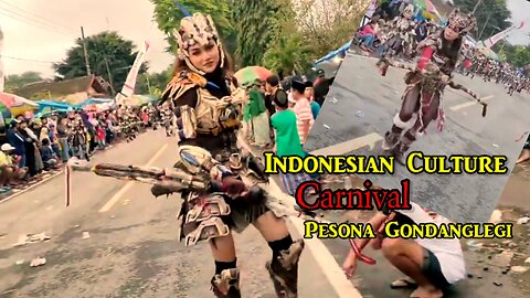 Indonesian Culture. Carnival Pesona Gondanglegi