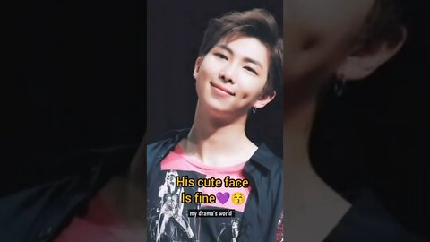 our leader can be cute 😍 and hot🔥🥵 Kim namjoon BTS