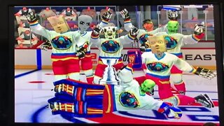 NHL Hitz 2002 Stanley Cup Celebration Cutscene (Season Mode)