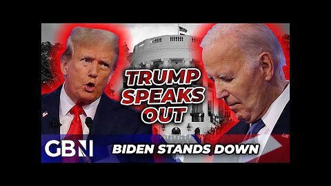 BREAKING: Donald Trump issues SCATHING statement on Biden's EXIT from presidential race