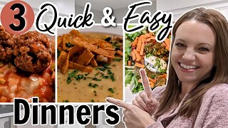 EASY WEEKNIGHT DINNERS WINNER DINNERS QUICK IDEAS | NO. 111