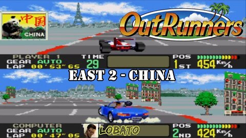 OutRunners (Mega Drive) - Trajeto: China