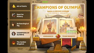 Rise of Kingdoms - Champions of Olympia - Season 11 part 2