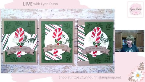 Sweet Candy Canes - One Card Three Ways