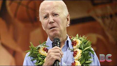 Joe Biden Comparing Maui Fires to Almost Losing His Corvette Sparks Fury