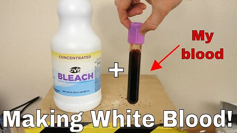 What Happens If You Bleach Blood? The White Blood Experiment