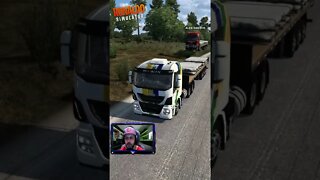 CAMINHÃO VOADOR NO ETS2 #SHORTS