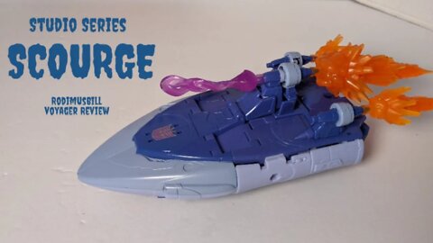 Studio Series 86 SCOURGE Transformers Voyager Figure (86-05) Review by Rodimusbill