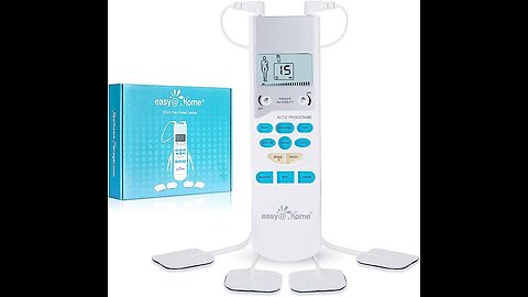 Easy@Home EHE009 TENS Handheld Electronic Pulse Massager Unit