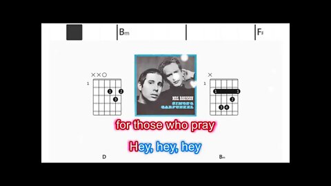 Simon & Garfunkel - Mrs Robinson - (Chords & Lyrics like a Karaoke)