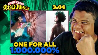 MIDORIYA FOI MUITO BRABO ! - MY HERO ACADEMIA T3 X 04 | React Anime Pro