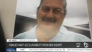 Families want accountability, transparency from new sheriff