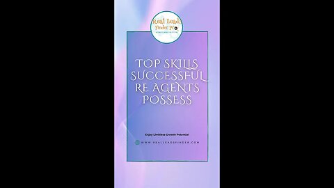 Top Skills Successful Real Estate Agents Possess: 🏡, TOP EARNER 🌟