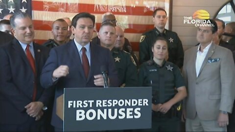Florida Gov. Ron DeSantis announces $1,000 bonuses for first responders