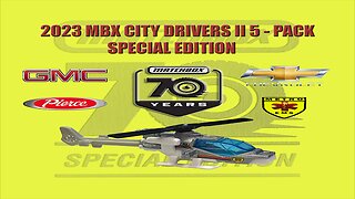 2023 MBX CITY DRIVERS II 5 PACK - 70 YEARS SPECIAL EDITION