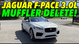 2018 Jaguar F-Pace Type S 3.0L Turbo w/ MUFFLER DELETE!