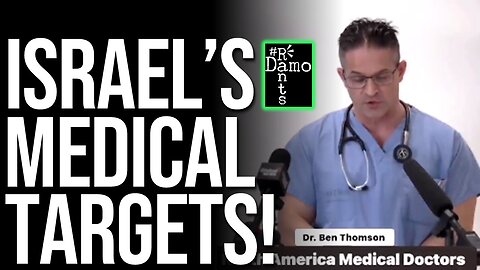 The horrific report on Israel's medical seige of Gaza you have to see.