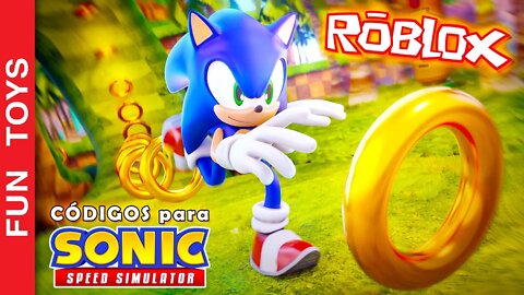 Sonic Speed Simulator no ROBLOX - Jogando desde o início e testando TODOS os CÓDIGOS que achamos!