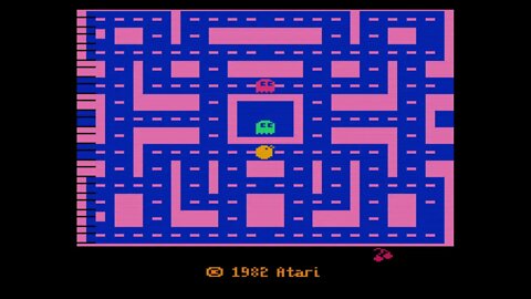 Mr. Postman (USA), Ms. Pac-Man (USA) - Atari 2600 - Live com MiSTer FPGA