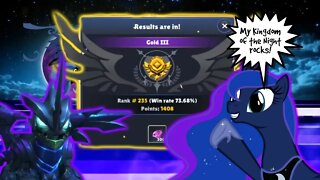 Luna Kingdom wins Gold 3 Rank in PvP Skylanders: Ring of Heros