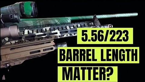 5.56/.223 - Does Barrel Length Matter??? 🤔🤔🤔