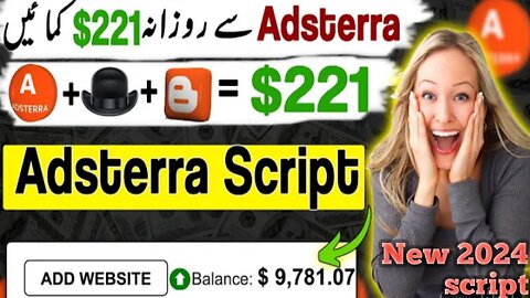 Adsterra Direct Earning Script new 2024 | Adsterra Earning Tricks mr king