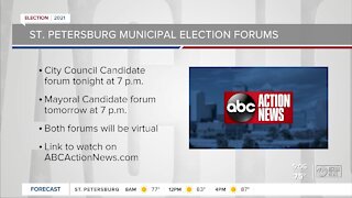 St. Pete City Council, mayoral candidates participate in virtual forums