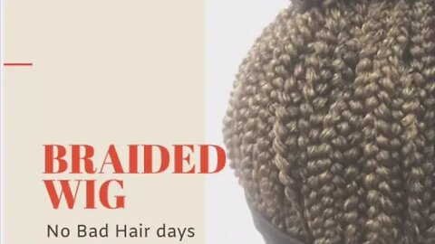 Braided Wig #Nobadhairdays #ponytailwig #braidedwig #headbandwigs