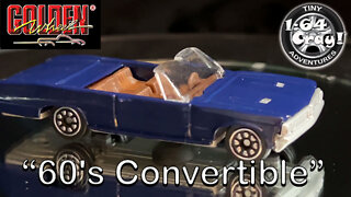 “60's Convertible” in Dark Blue- Model by Golden Wheel