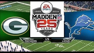 Blind Preacher Plays- Packers v Lions -Thanksgiving Miracle - Madden 25