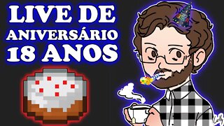 LIVE ESPECIAL + SORTEIO | ANIVERSÁRIO de 18 ANOS DO IMPERADOR BEY (maluco tá idoso)