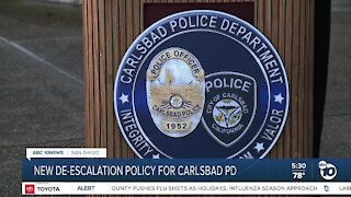 New de-escalation policy for Carlsbad Police