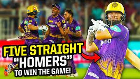 "Unstoppable Rinku smashes 5 consecutive sixes to lead KKR to an epic victory"