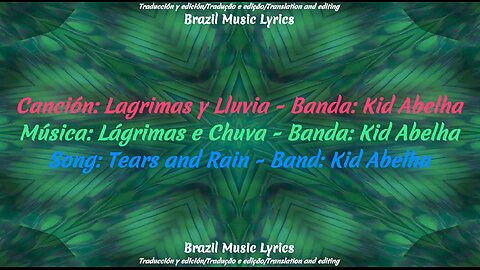 Brazilian Music: Tears and Rain - Band: Kid Abelha