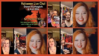 HORROR AUTHORS HALLOWEEN CHAT Dawn Kurtagich & Kat Ellis interview Amy McCaw ~ Mina and the Slayers