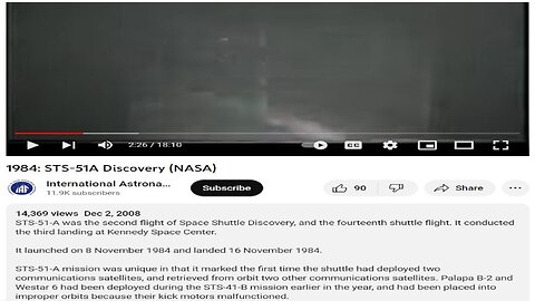 NASA's Fake Wire-Dangling Satellite Actual Footage Confirmed (Old Taboo)