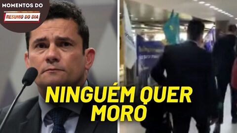 Sérgio Moro é recebido sob vaias em aeroporto | Momentos Resumo do Dia