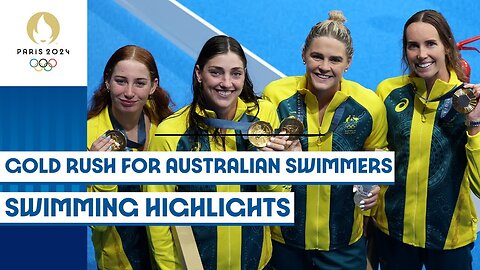 Golds galore for Australia on day 1 of swimming 🥇🇦🇺 | Paris 2024 highlights