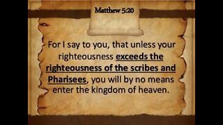 What was the Righteousness of the Phariesee's?