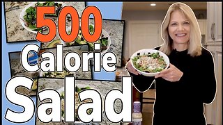 What a 500-Calorie, Low Carb/High Fat Salad Looks Like