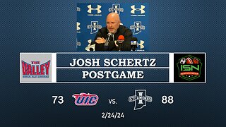Indiana State's Josh Schertz Post-Game Press Conference After 88-73 Win Over UIC