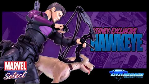 Diamond Select Marvel Select Hawkeye 2022 Disney+ Fraction Disney Exclusive @The Review Spot