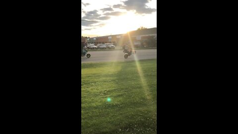 Honda Grom Wheelies