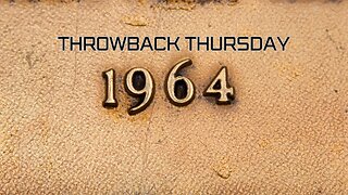 Thursday Throwback Quiz 1964